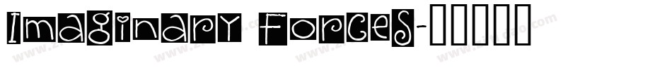 Imaginary Forces字体转换